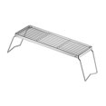 thumbnail image 4 of Almencla Folding Campfire Grill Compact Camping Grate for Fishing Cooking Backpacking L, 4 of 8