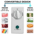 thumbnail image 4 of Kenmore 7 Cu. Ft. Convertible Chest Freezer/Refrigerator, 198L, Garage-Ready, Manual Defrost, Energy-Efficient, White, 4 of 9