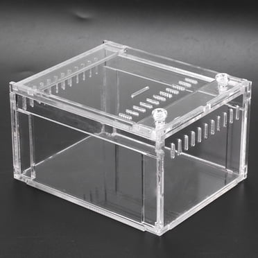 , Terrarium pour Reptiles à Conception Anti-Évasion, Serpent en Acrylique pour Tortues