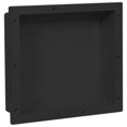 thumbnail image 1 of vidaXL Niche de Douche Noir Mat 41x36x10 cm, 1 of 5