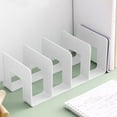 thumbnail image 4 of AHMT Desktop Bookshelf, Tabletop Bookshelf for Office Home Tabletop, Mini Bookshelf,Desktop Shelf,Small Bookcase, Book Organizer for Living Room, Bedroom, Home Office,Kids Room(White), 4 of 6
