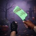 thumbnail image 4 of KTTECTOA Halloween Luminous Bloods Blade Prop Knife Simulation Plastic Kitchen Knife Machetes and Machetes Horror Bloods Stain Cos Performance Equipment Clearance Gifts Canada Days, 4 of 6