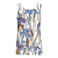 thumbnail image 4 of UPPADA Camisoles d'Été pour Femmes Col Rond Coupe Ample T-Shirts Décontractés Mode Sans Manches Vêtements de Plage Ourlet Fluide Chandails à Enfiler Hauts Plage Boho Vêtements Liquidation Hauts pour Femmes Kaki,TG, 4 of 5