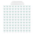 thumbnail image 2 of Clips Papier, 100 Pcs Lumière Processus Portable Galvanoplastie en Forme de Trombones pour le Bureau pour les Documents Radis Blanc, 2 of 8