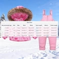 thumbnail image 3 of Birdeem Children's Winter Outerwear Down Jacket Two-Piece Set Overalls Jumpsuit Ski Suit, 3 of 9