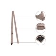 thumbnail image 3 of INSPIRE CHIC Men's Self-Tied Solid Color Formal Slim Ties Light Brown, 3 of 5