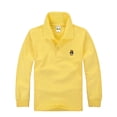 thumbnail image 1 of PMVFHDE T-Shirts Garçons T-Shirts Graphiques Chemise d'École à Manches Longues pour Garçons et Filles Jaune, 9-10 Ans, 1 of 4