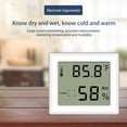 thumbnail image 5 of 1set Hygrometer Hydrometer Household Indoor Environmental Humidity Meters for Room Humidity Probe Digital Humidity Measuring Gauge Thermometers Indoor Thermometer, 5 of 5