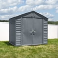 thumbnail image 2 of Arrow Select Steel Storage Shed, 8x6, Gris anthracite, 2 of 6