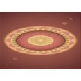 thumbnail image 1 of Ahgly Company Machine Washable Indoor Rectangle Transitional Pumpkin Orange Area Rugs, 7' x 10', 1 of 7
