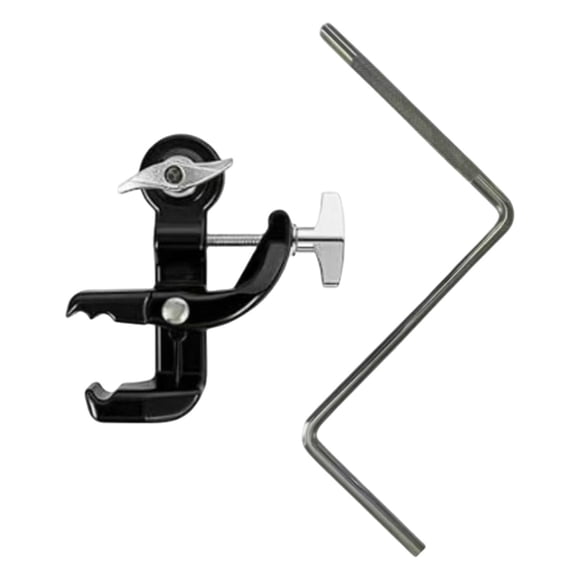 kokiya Pince de Caisse Claire Externe, Fixation, Métal, Compacte, Pratique, Accessoires d'Instrument de Percussion Multifonctionnelle Facile à Installer Pince Tige de Cymbale