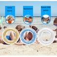 thumbnail image 4 of Inflatable Pool Float 35", Clear Float Tubes, Glitter Swimming Ring, Pool Toys for Summer Swim Pool，Beach Toy, Water Fun Party Toy, 4 of 6