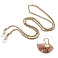 thumbnail image 3 of Unique Bargains 55 Inch Purse Chain Strap, Bag Chains Shoulder CrossBody Replacement for Handbags, Coffee/Gold, 3 of 5