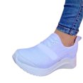 thumbnail image 1 of Chaussures en Mesh pour Femmes Chaussures Décontractées à Enfiler Baskets Respirantes Simples et à la Mode, 1 of 6