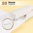 thumbnail image 3 of Stapler, Office Stapler, Small Staplers for Desk, White, 3 of 7