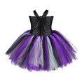 thumbnail image 2 of KAWELL Robe Fairy Papillon Costume Fille Halloween Costume en Maille Duveteuse, 2 of 5