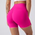thumbnail image 4 of WEIYLL Womens Yoga Shorts Seamless Scrunch Workout Gym Solid Color Rd1 Pants L, 4 of 5