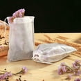 thumbnail image 1 of 100Pcs/Lot Teabags Lightweight Empty Square Cooking Spice Scented Tea Bags with Seal Filter Paper Natural Drawstring Herb Pouch 100pcs 8x10cm, 1 of 7