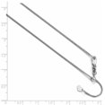 thumbnail image 2 of Leslie's 10K White Gold 1 mm Adjustable Wheat Chain (Weight: 4.13 Grams, Length: 30 Inches), 2 of 2