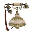 thumbnail image 1 of Téléphone Fixe Filaire, Fonction FSK/DTMF IP Rétro, Téléphone pour Appartement Bureau Maison Hôtel, 1 of 8
