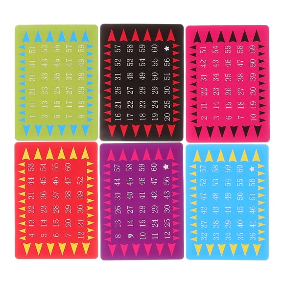 Miangastore 5 Sets Telepathic Number Cards Mind Reading Tricks Toys Stage Mind Reading Number Card Mental Prediction Cards Telepathic Playing Card