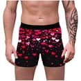 thumbnail image 1 of RXMEKW Boxeurs en Polyester pour Hommes, Boxeurs Ajustés Respirants Imprimés pour Hommes, 1 of 8