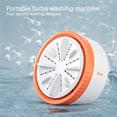 thumbnail image 4 of EGNMCR Portable Washing Machine,USB Powered 3 Timing Modes Mini Turbo Washing Machine And Dishwasher, Suitable For Travel,Business Trip,Home,Fruit Cleaning And Dish Wa a washer, 4 of 5
