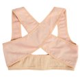 thumbnail image 1 of Chest Support Shaper, Soft Elastic Adjustable 3 Row Buckle Posture Corrector Women Chest Shaper Skin Friendly  For Home Travel XL, 1 of 8