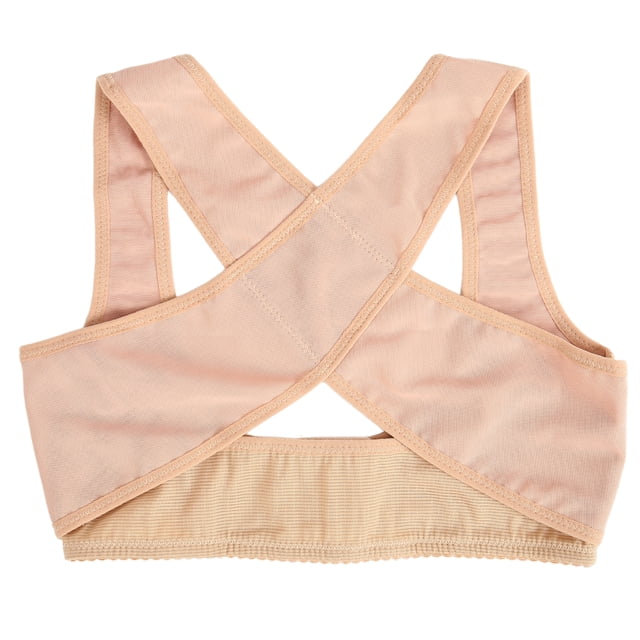 Chest Support Shaper, Soft Elastic Adjustable 3 Row Buckle Posture Corrector Women Chest Shaper Skin Friendly For Home Travel XL