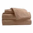 thumbnail image 1 of Comfy Bamboo World Series Ensemble de Draps en Microfibre 4 Pcs, Drap pour Lit Grand Format, Brun, 1 of 2