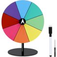 thumbnail image 4 of 2024 Fortunes Rotating Award Wheel 8-inch Dry Wipe Desktop All Metal Wheel Party And Carnival Games, 4 of 7
