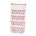 thumbnail image 1 of Hanging Organizer Plush Toy Storage Bedroom Books Stuffed Animal Net Hammock Pink, 1 of 8