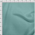 thumbnail image 3 of oneOone Silk Tabby Fabric Floral & Chevron Block Printed Fabric 1 Yard 42 Inch Wide, 3 of 4