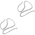 thumbnail image 2 of LNGOOR 2pcs 57inch Archery 12 Strand Bow String Bowstring for Recurve Long Bow Hunting (Black), 2 of 7