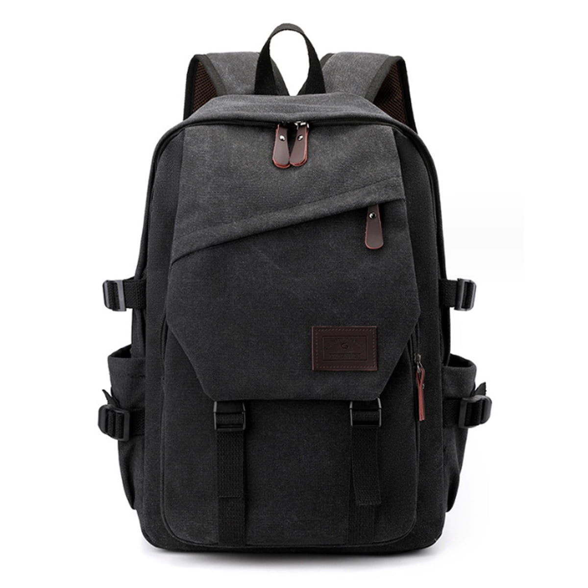 Canvas Backpack for Men Casual Daypack Vintage Rucksack Laptop Backpack Travel Hiking School Backpack