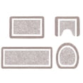 thumbnail image 2 of UsRHHA 4 Piece Bathroom Rugs Set, Absorbent Microfiber Plush Non-Slip Bath Mat with Lid Cover, Complete Bathroom Rug Collection Washable, 2 of 7