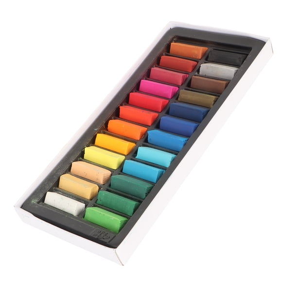 Soft Pastel Sticks, Easy To Mix Soft Pastels 24 Colors Colorfast For Painting For Kids