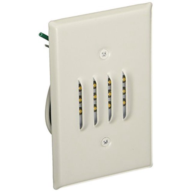 Elco Lighting ELST65W 120V LED Mini Marchepied avec Plaque Frontale Persienne