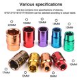 thumbnail image 3 of Yeacher 10pcs/set L-type Wrench Sleeves Set Includes 1pcs Bending Rod 9pcs Sleeves Set Professional Adapters Accessories Kit, 3 of 7