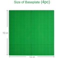 thumbnail image 3 of Classic Baseplates Building Base for Building Bricks 100% Compatible with Major Brands-Baseplate 10" x 10", Pack of 4, Green, 3 of 7