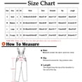 thumbnail image 3 of Summer Savings!wmjolc Womens Jumpsuit Front Bow Tie Dressy Rompers Button Short Romper Multi-Pockets Striped Cap Sleeveless Jumpsuits, 3 of 5