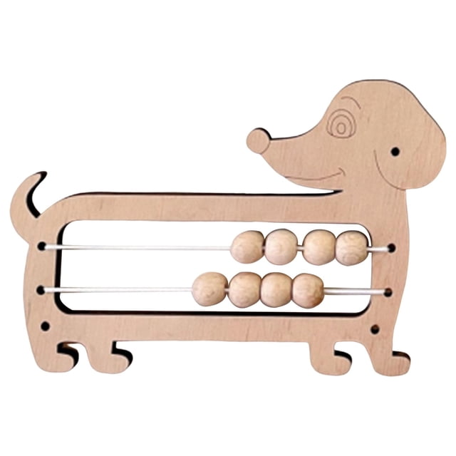 Milaget Tableau d'Activités Accessoires DIY Matériel Éducatif Précoce Perles de Base pour Chien
