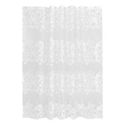 71x79IN Fabric White Shower Curtain Liner Modern Shower Curtains Thick Bathroom Shower Curtains Hotel Quality Lightweight Waterproof for Bathroom, Luxury Weighted Cloth Bath Curtain Set