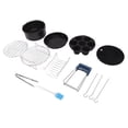 thumbnail image 4 of Home For Air Fryer Pans Set, For Air Fryer Pans Set Wearable Durable Stainless Steel  For Restaurant 16cm,18cm,20cm, 4 of 8