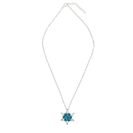 SIfdSeng Full Diamond Snowflake Necklace Creative Christmas Gift Pendant Necklace
