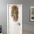 thumbnail image 1 of Nilvkv Simulated Orchid Wall Hanging Decorative Wall Ceiling Yugali Hanging Rattan Camellia Chlorophytum Comosum, 1 of 6
