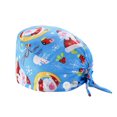 thumbnail image 1 of Bonnet de Travail Bande Anti-Transpiration Turban Bouffant Boutons Lien au Dos Ajustable, 1 of 2
