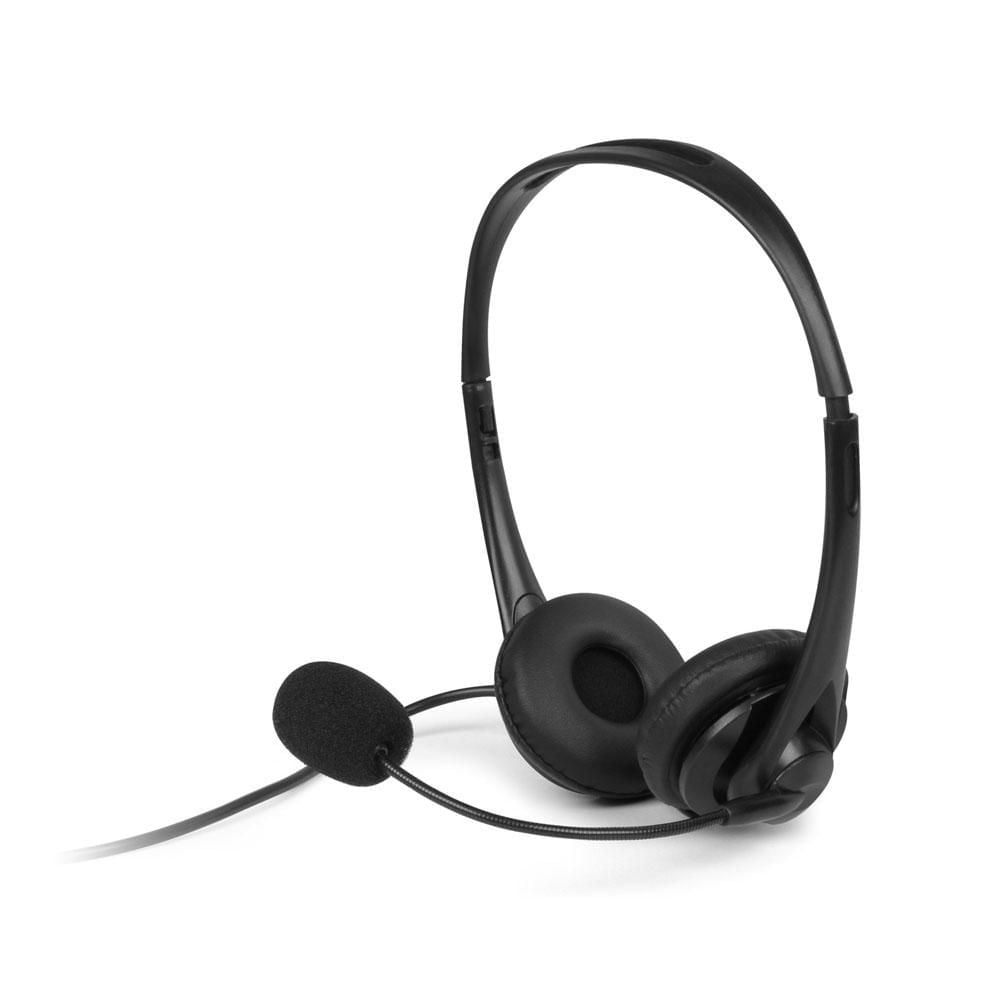 Aluratek Wired USB Stereo Headset with Noise Reducing Boom Mic and In-Line Controls AWHU01FJ