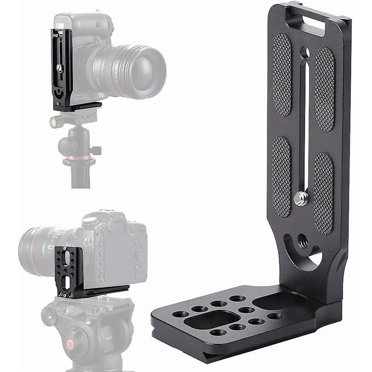 Camera L Bracket Vertical Horizontal Switch Tripod Quick Release Plate Compatible with Canon Nikon Sony DJI Osmo Ronin Zhiyun Stabilizer Tripod Monopo