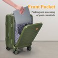 thumbnail image 2 of Joyway - 4 Ensembles de Bagages Valise Rigide en PC à Roulettes Pivotantes - (Valise Extensible 20 Pouces24 Pouces) Valise Enregistrée 28 Po, 2 of 8